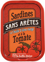 Sardines sans arêtes à l'huile d'olive et à la tomate