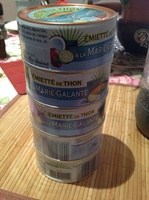 Pack de 4 boites d'émietté de thon à la marie-galante