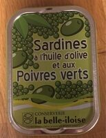 Sardines à l’huile d’olive et aux poivres verts