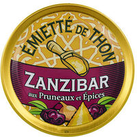 Émietté de thon Zanzibar aux pruneaux et épices