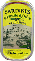 Sardines à l'huile d'olive et au citron