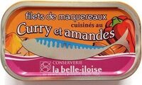 Filets de maquereaux cuisinés aux curry et amandes