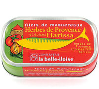 Filets de maquereaux herbes de Provence et épices harissa
