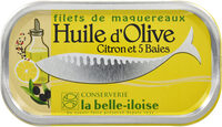 Filets de maquereaux à l'huile d'olive, citron et 5 baies