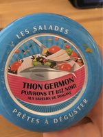 Salade thon germon poivrons et riz noir