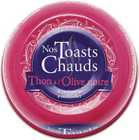 Nos Toasts Chauds Thon Olive noire