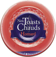 Nos toasts chauds homard