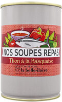 Nos soupes repas thon à la Basquaise