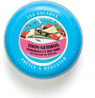 Salade prête à déguster - Saveurs de Toscane, poivrons et riz noir au thon germon