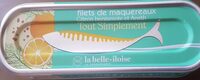 Filets de maquereau citron bergamote et aneth