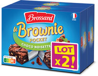 Brossard - lot2 mini brownie chocolat noisettes x8