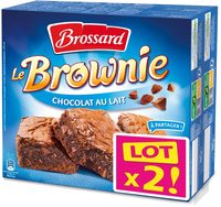 Le Brownie Chocolat au Lait Lot x2