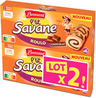 Lt2 p'tit savane roulo chocolat x6 150g
