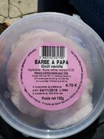 Barbe à papa goût vanille