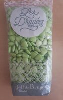 Dragées cœur pétale d'amour (vert tilleul)