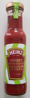 HEINZ  Herbe aromatiques et tomates mûries  au soleil  KETCHUP