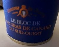 Le bloc de foie gras de canard du Sud-Ouest