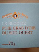 Le bloc de foie gras d'oie du Sud-Ouest