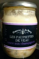 Paupiettes de veau sauce champignons