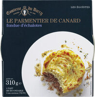 Le parmentier de canard fondue d'échalotes