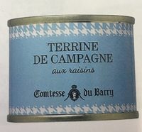 Terrine de campagne aux raisins