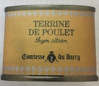 Terrine de poulet Thym citron