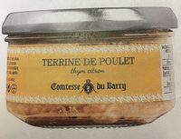Terrine de poulet thym citron