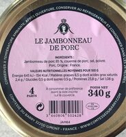 Jambonneau de porc
