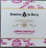 Crêpes dentelles au chocolat au lait