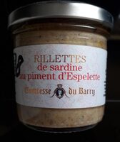 Rillettes sardine au piment d'Espellete