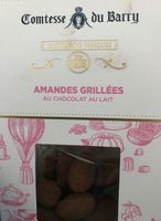 Amandes grillés au chocolat au lait