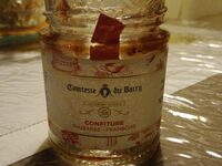 Confiture rhubarbe framboise