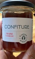 Confiture fraise vanille