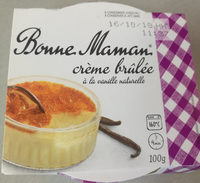 Crème Brûlée à la vanille naturelle