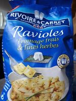 Ravioles fromage frais et fines herbes
