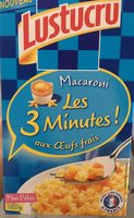 Macaroni Les 3 Minutes! aux Œufs frais