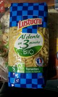 Lustucru Torsettes bio al dente en 3 minutes
