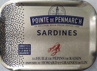 Sardines à l'huile de pépins de raisin