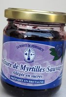 Confiture de myrtilles sauvages