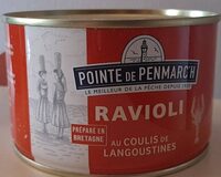 Ravioli au coulis de langoustines