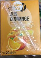 Jus à Base De Concentré D'orange Bien Vu, 6X20CL, Taille Haute