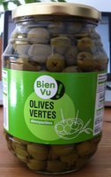 Olives vertes dénoyautées