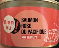 Saumon rose du Pacifique au naturel boîte 1/4