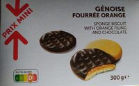 Génoise fourrée orange