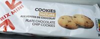 Cookies nature aux pépites de chocolat
