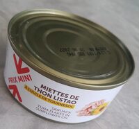 Miettes de thon listao à l'huile de tournesol