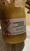 Compote de pomme allégée en sucre