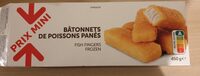 Bâtonnets de poissons panés