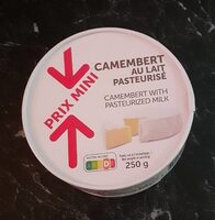 Camembert au lait pasteurisé