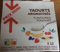 Yaourts aromatisés